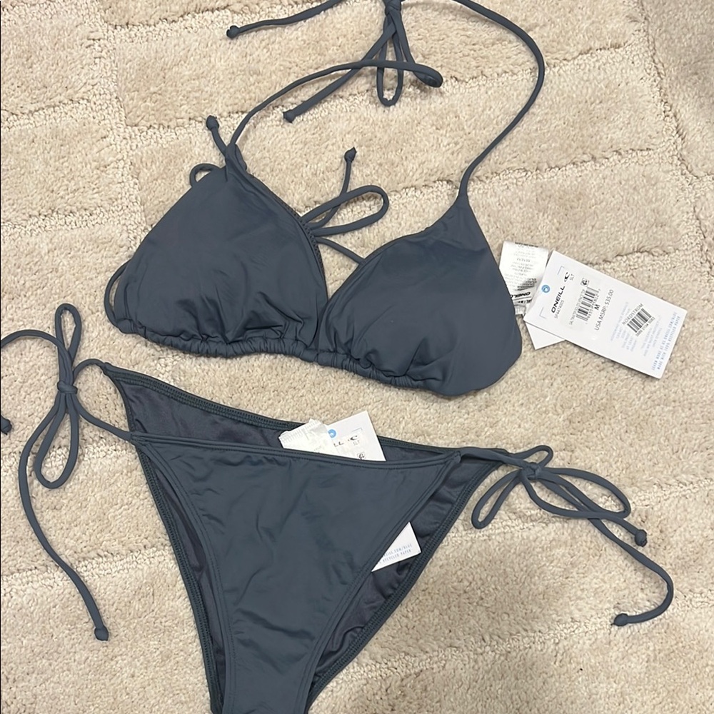 O'Neill Blue Triangle Bikini Set Swimwear